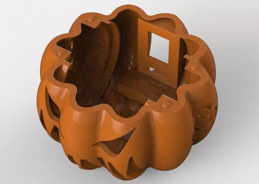 Halloween Version Bluetooth Speaker 3D print model_88