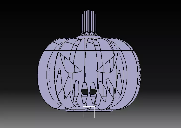 Halloween Version Bluetooth Speaker 3D print model_10