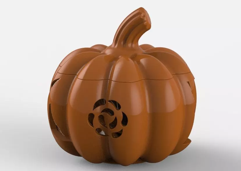 Halloween Version Bluetooth Speaker 3D print model_9