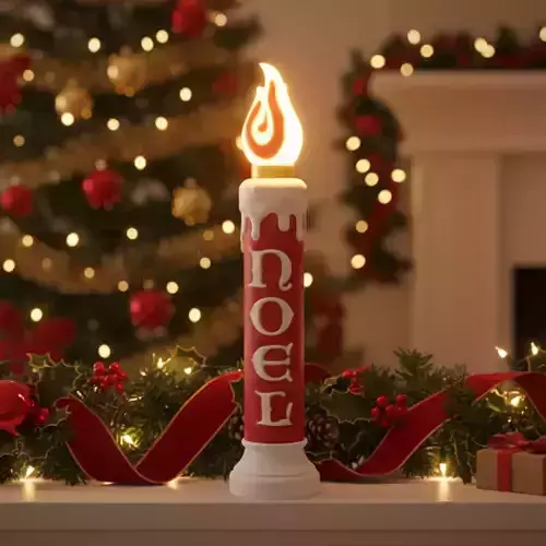 decorative christmas luminary candle 3D print model decorative christmas luminary candle 3D print model