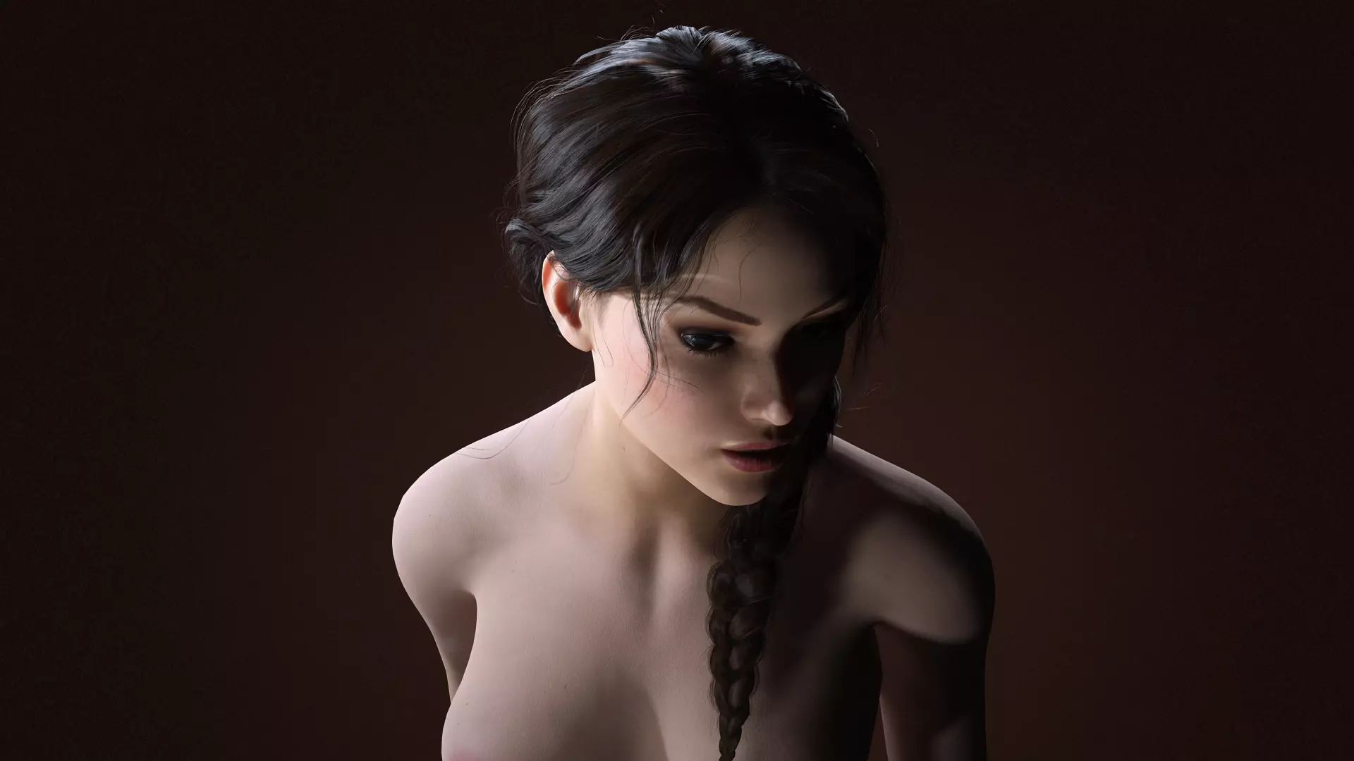 Virtual Muses Character 4 of 10 Low-poly 3D model_8