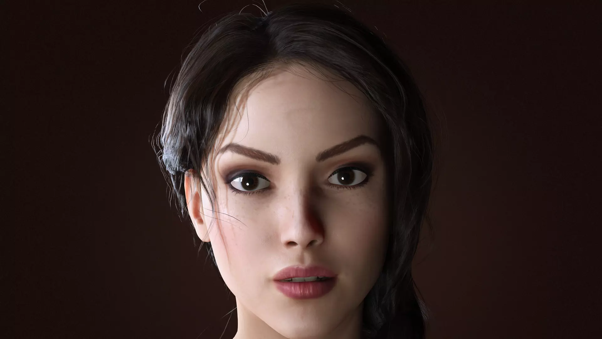 Virtual Muses Character 4 of 10 Low-poly 3D model_21