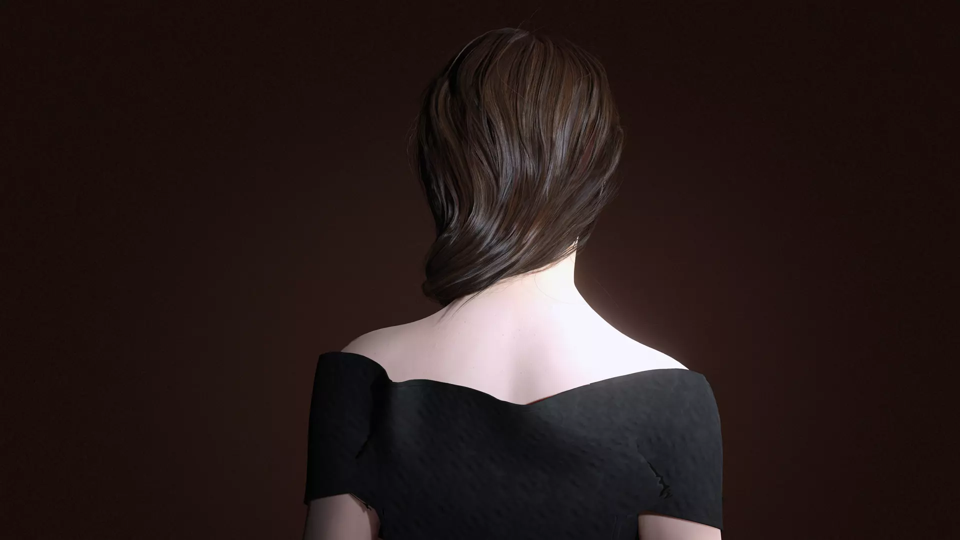 Virtual Muses Character 4 of 10 Low-poly 3D model_7