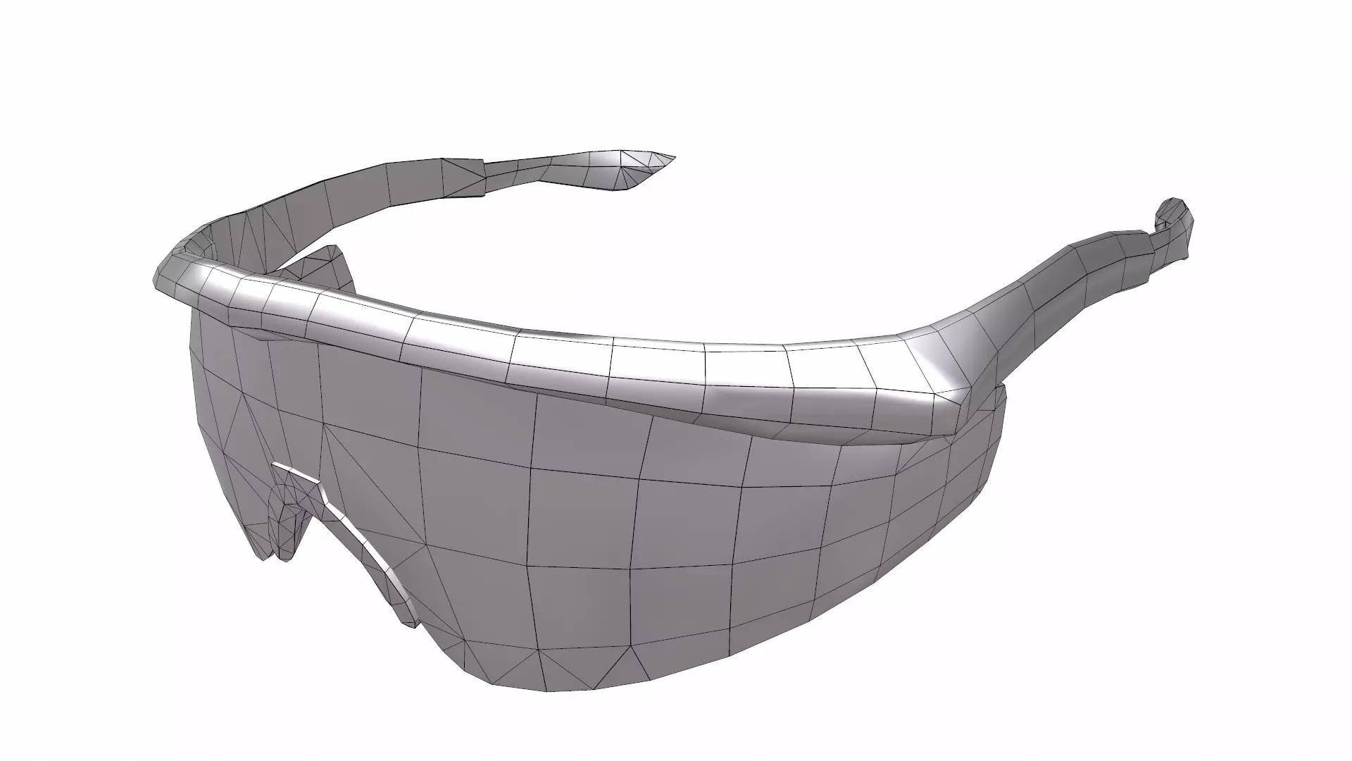 Safety Glasses Low Poly Low-poly 3D model_22