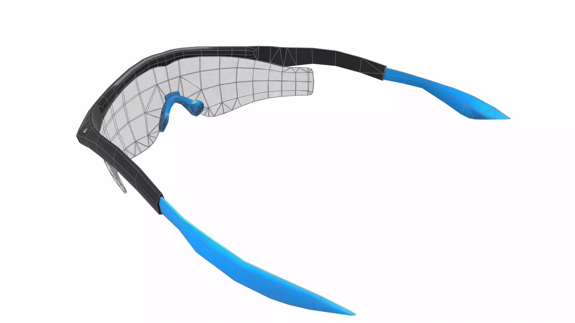 Safety Glasses Low Poly Low-poly 3D model_19