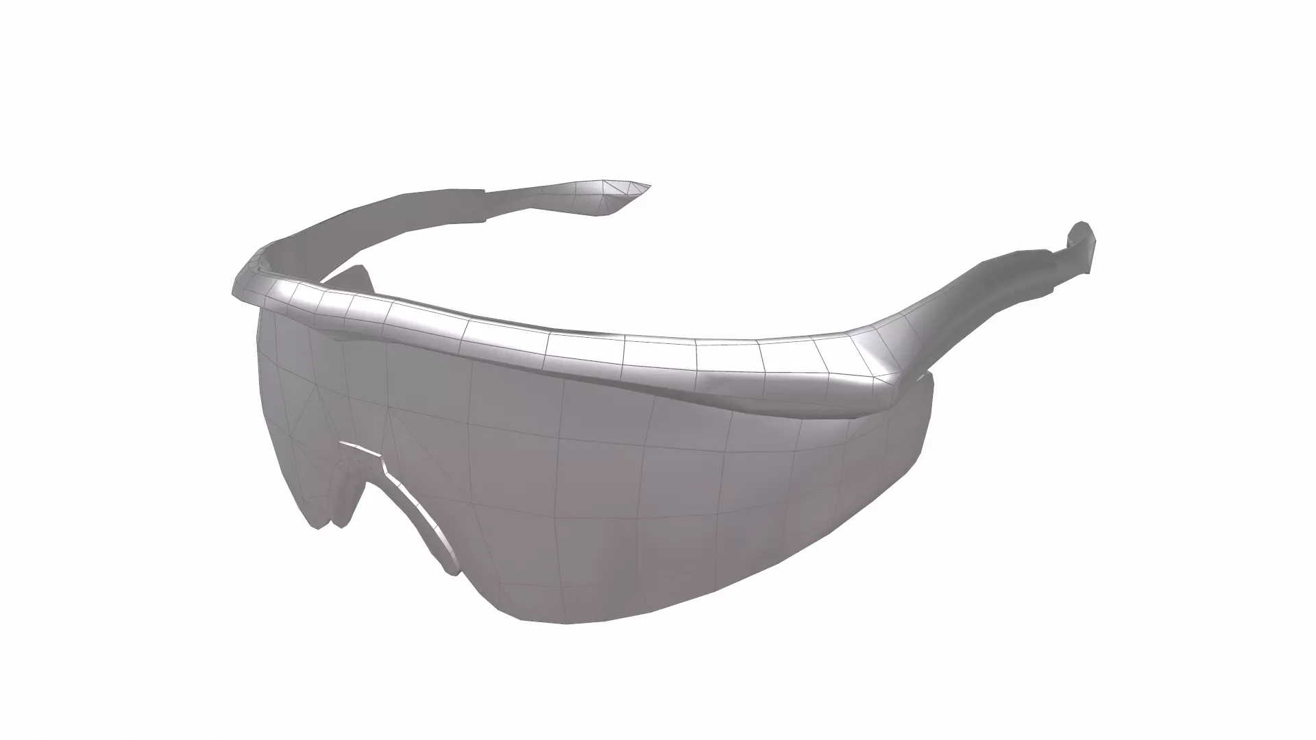 Safety Glasses Low Poly Low-poly 3D model_20