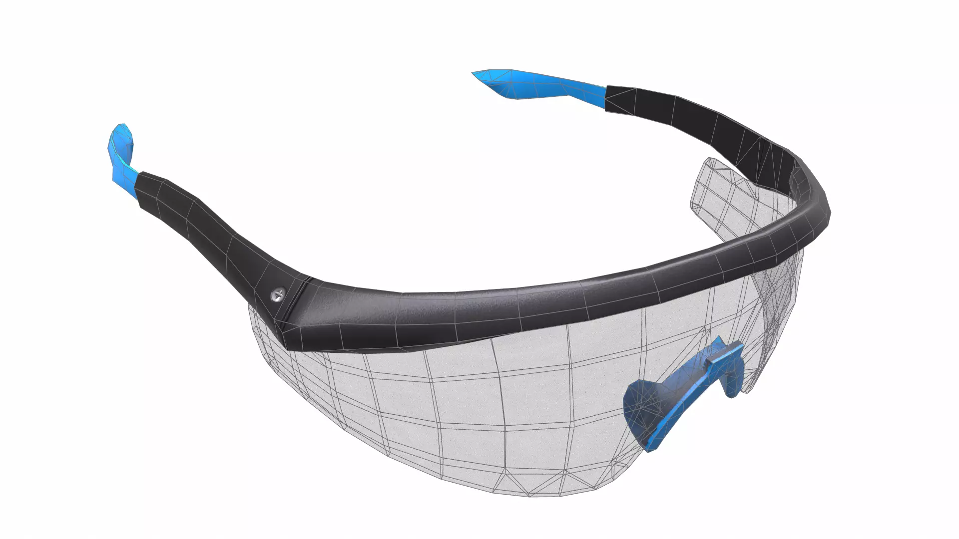 Safety Glasses Low Poly Low-poly 3D model_17