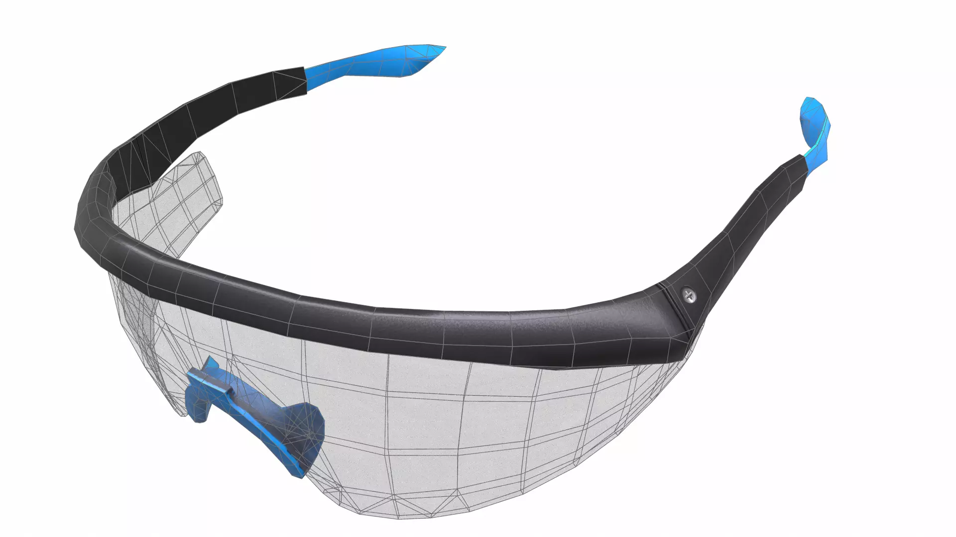 Safety Glasses Low Poly Low-poly 3D model_18