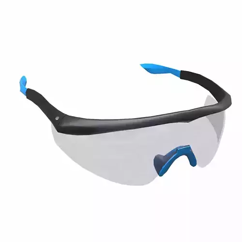 Safety Glasses Low Poly Low-poly 3D model
