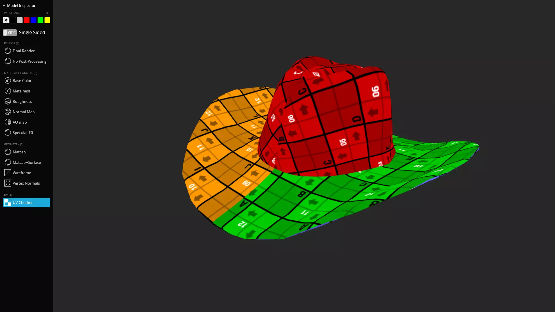 Black Western Cowboy Hat Game-Ready 3D Model Low-poly 3D model_18