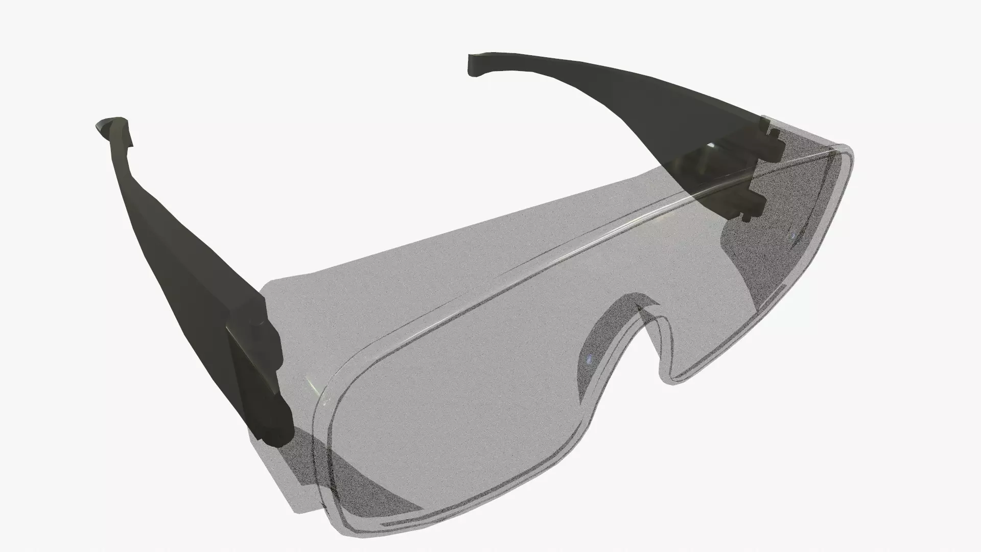 Over Specs Goggles Low Poly Low-poly 3D model_16
