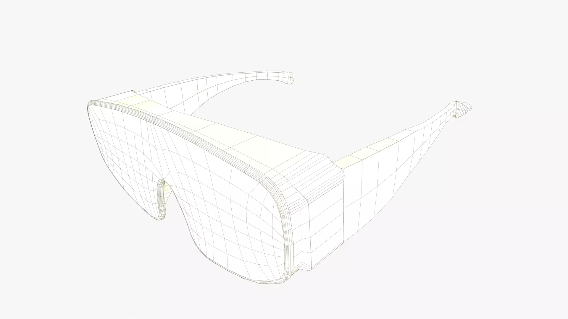 Over Specs Goggles Low Poly Low-poly 3D model_22
