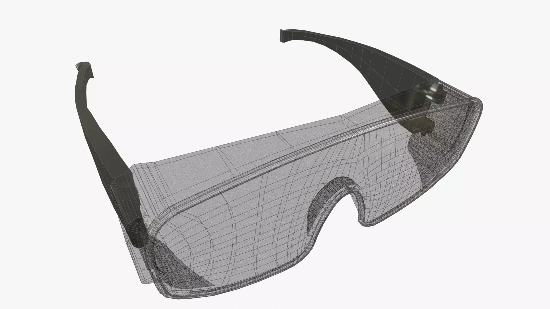 Over Specs Goggles Low Poly Low-poly 3D model_18
