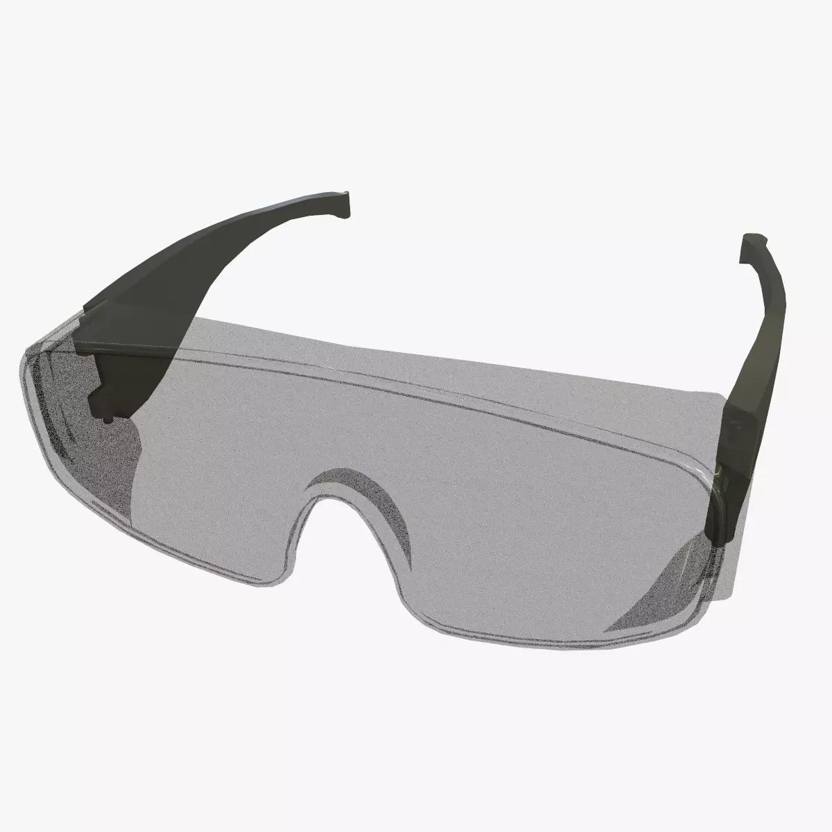 Over Specs Goggles Low Poly Low-poly 3D model_2