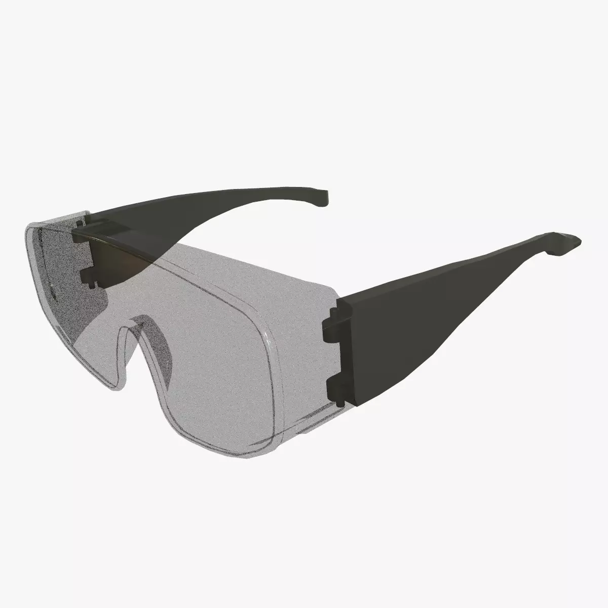 Over Specs Goggles Low Poly Low-poly 3D model_0