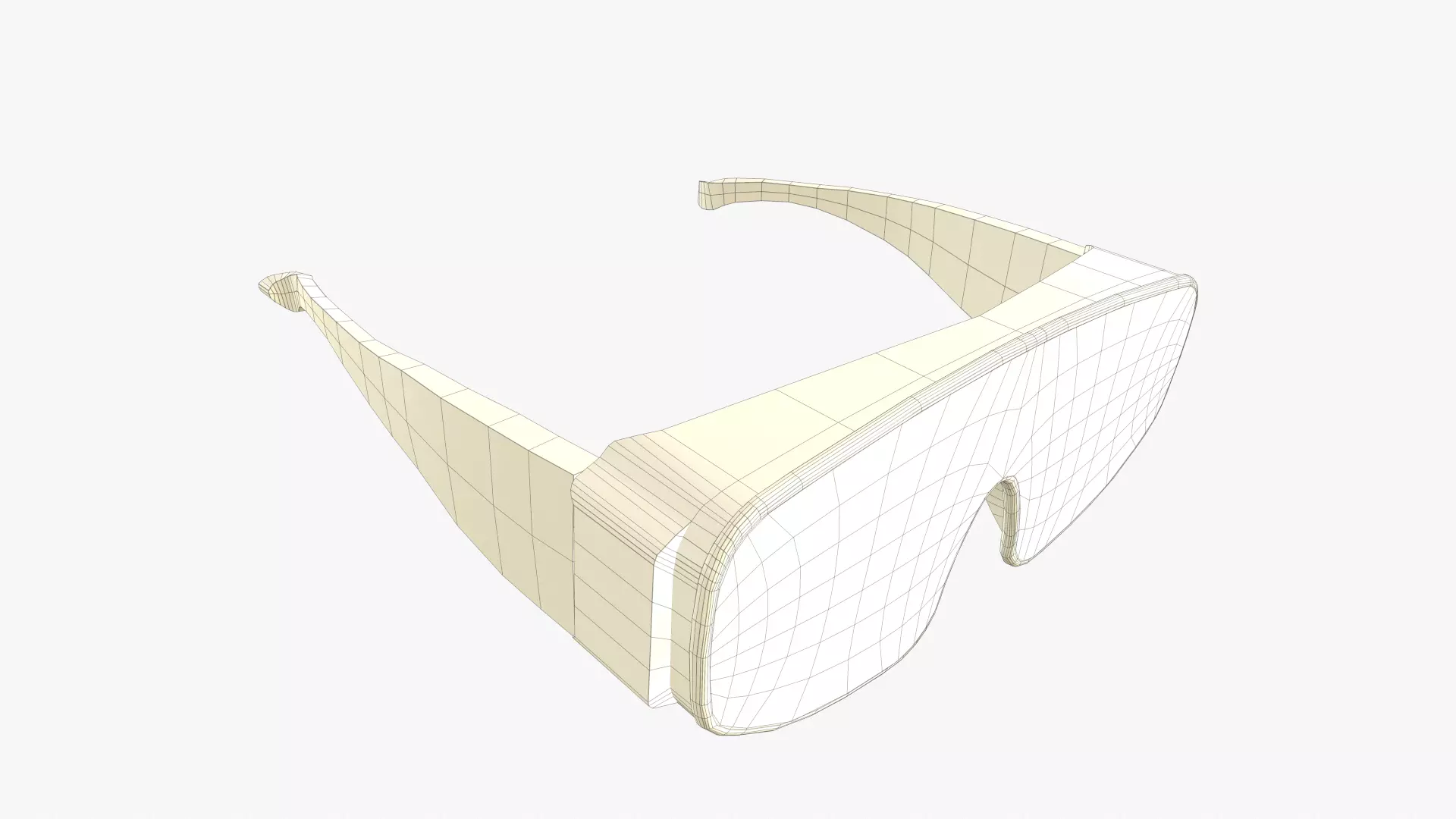 Over Specs Goggles Low Poly Low-poly 3D model_21