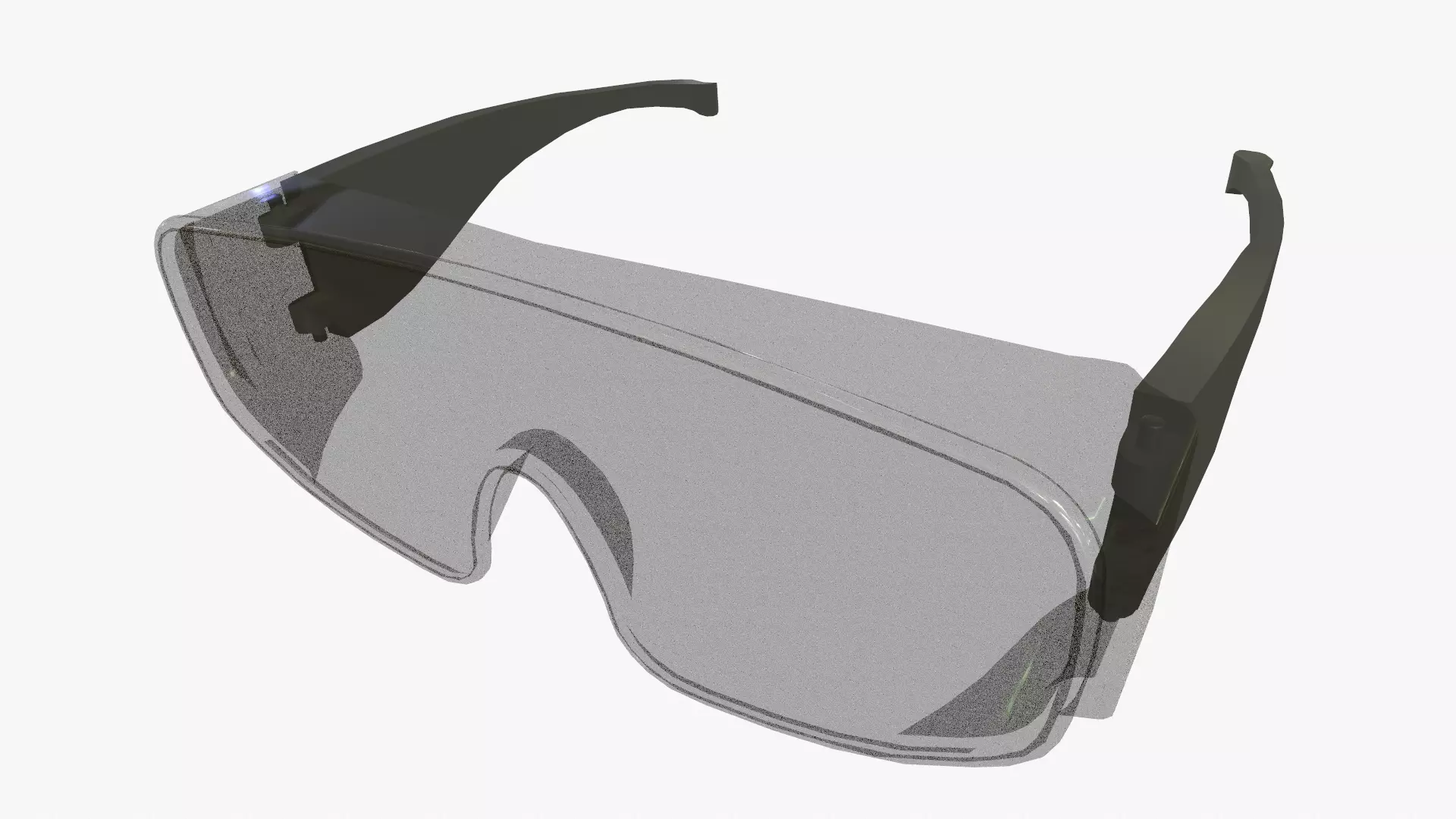 Over Specs Goggles Low Poly Low-poly 3D model_6