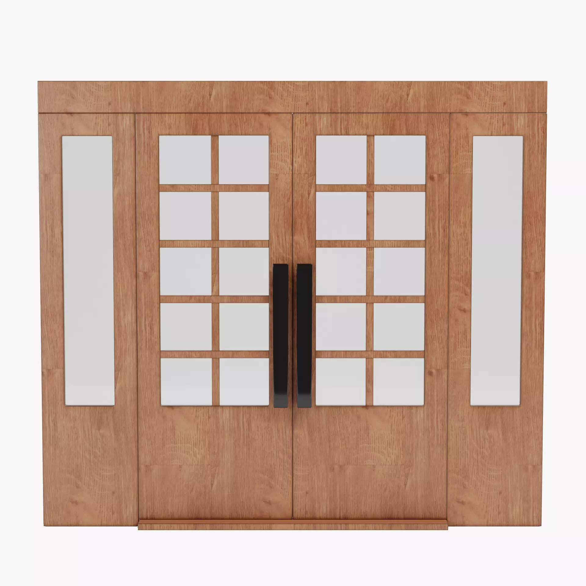 -Double Door V2- Low-poly 3D model_12