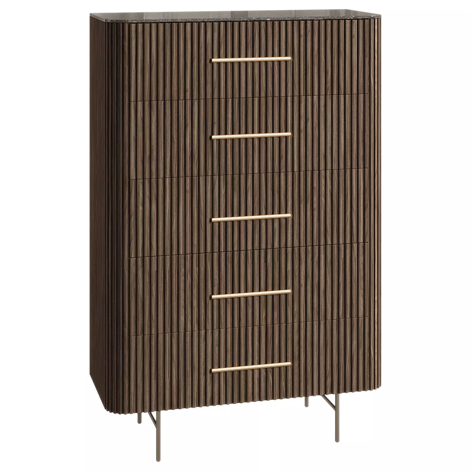 Four Hands Fletcher 5 Drawer Dresser Low-poly 3D model