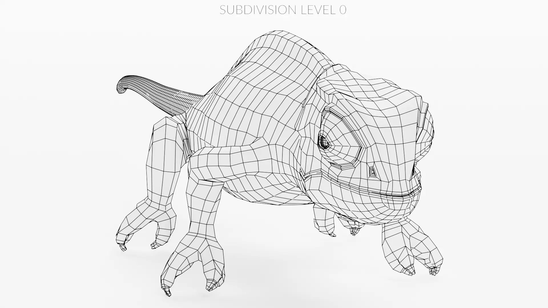 -Flap Necked Chameleon - Chamaeleo Dilepis Rigged- 3D model_18