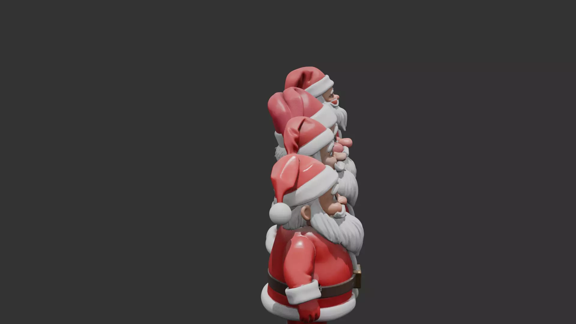 Santa Clauses ready for 3D print 3D print model_18