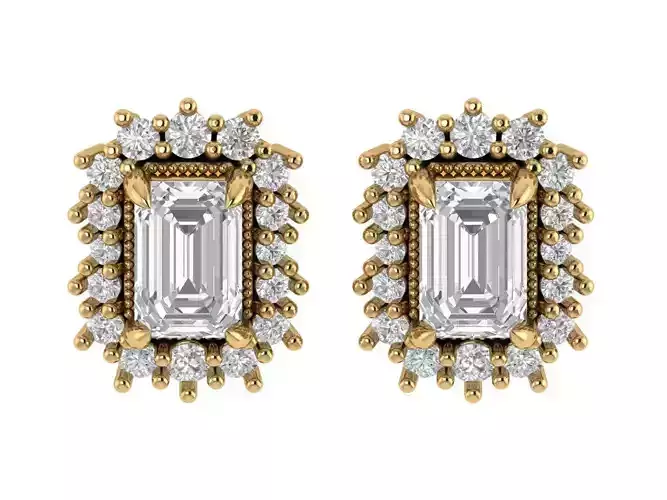 Emerald Elegant Earing