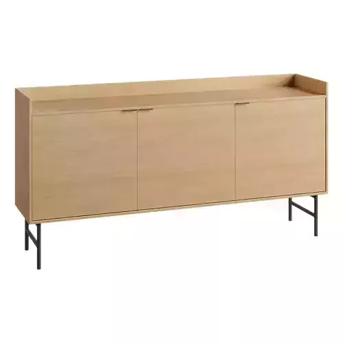 Volga oak 3-door sideboard