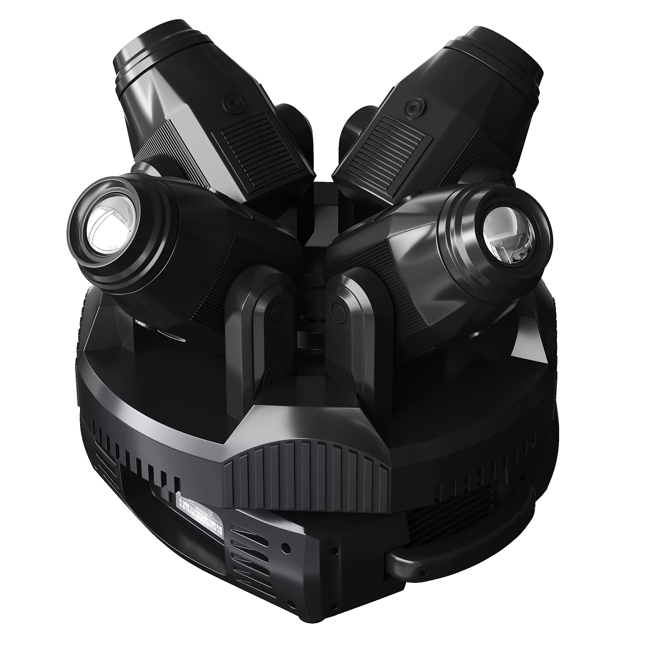 Soft theater farm with lighting equipment Low-poly 3D model_28