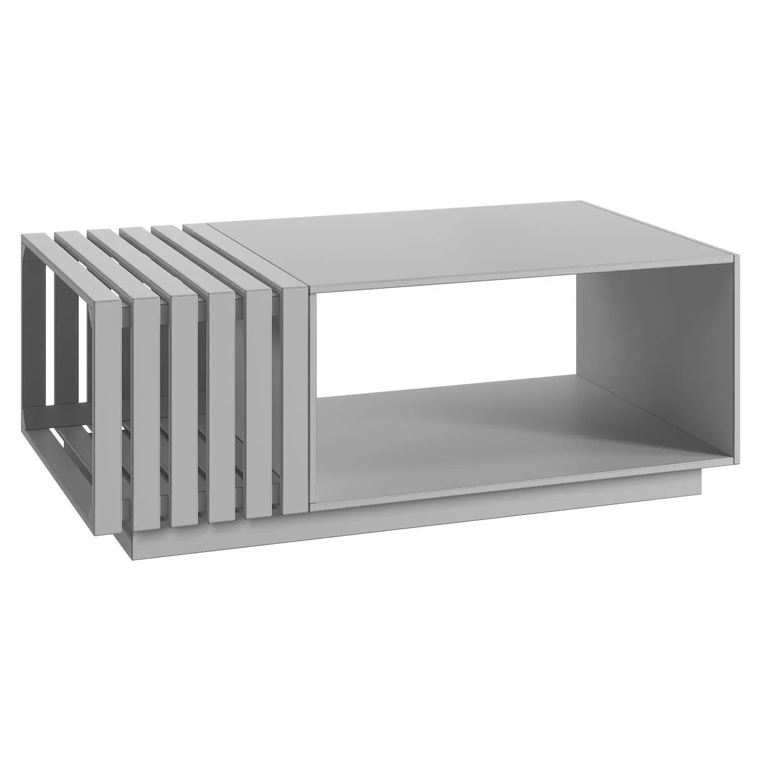  Ash Veneer Coffee Table Theonie Low-poly 3D model_2