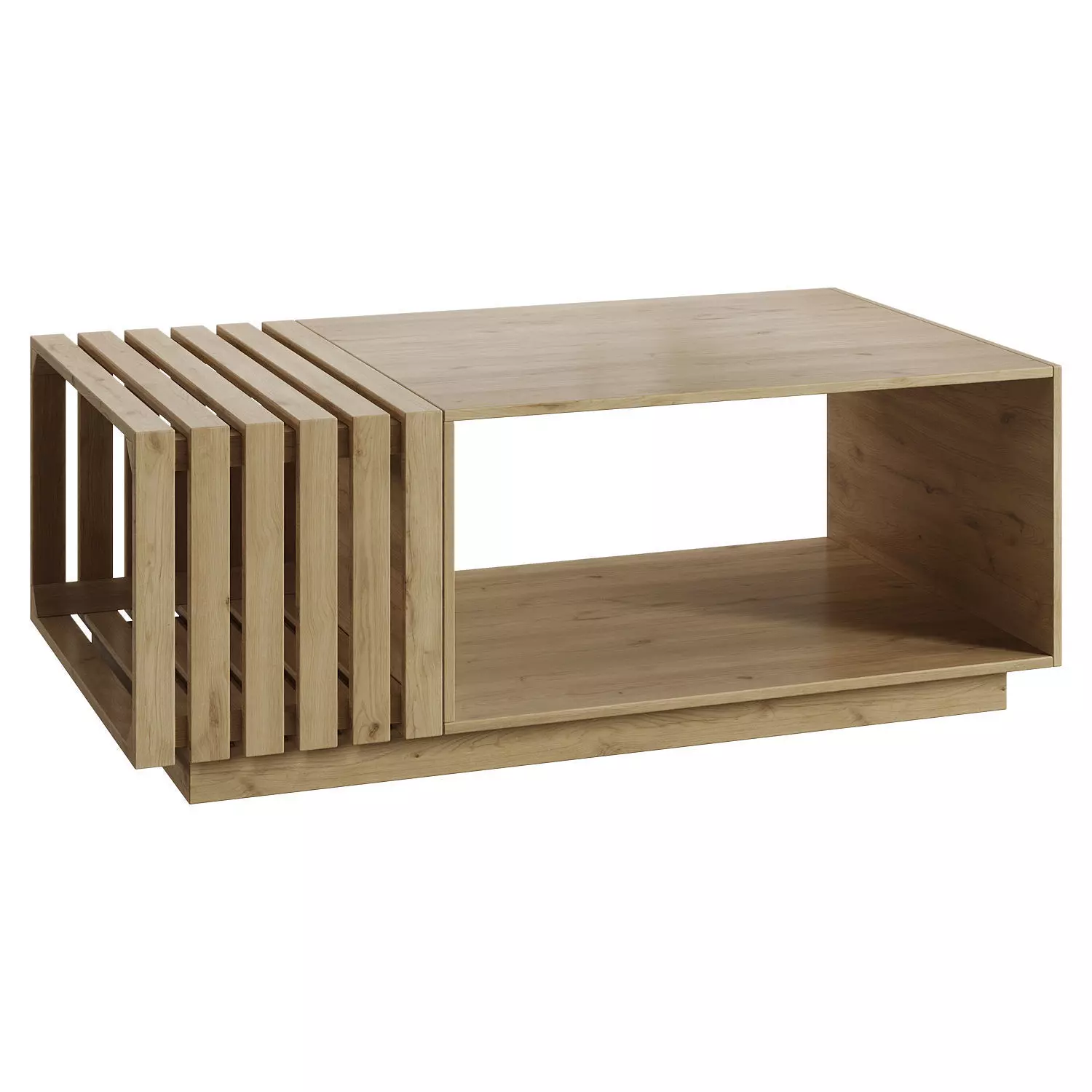  Ash Veneer Coffee Table Theonie Low-poly 3D model_0