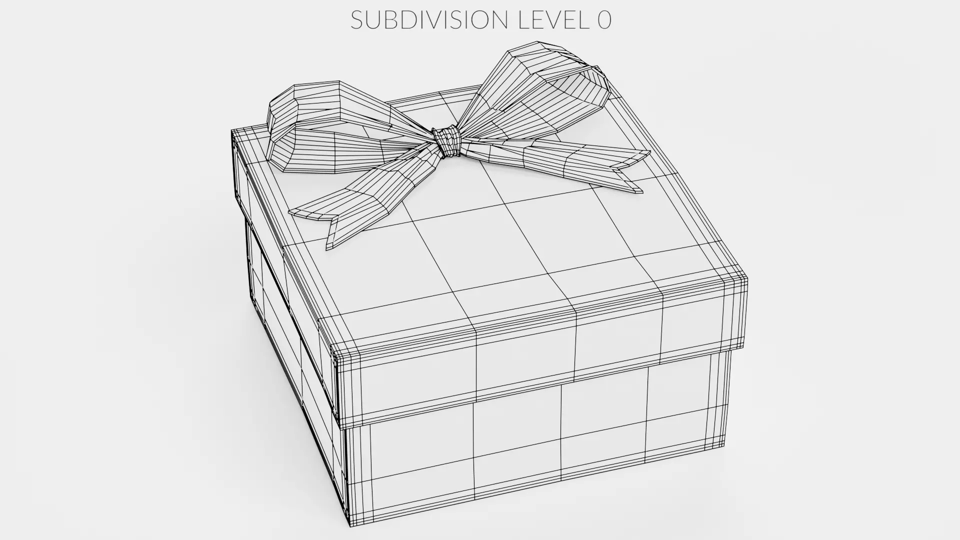 Gift Box V6 3D model_7