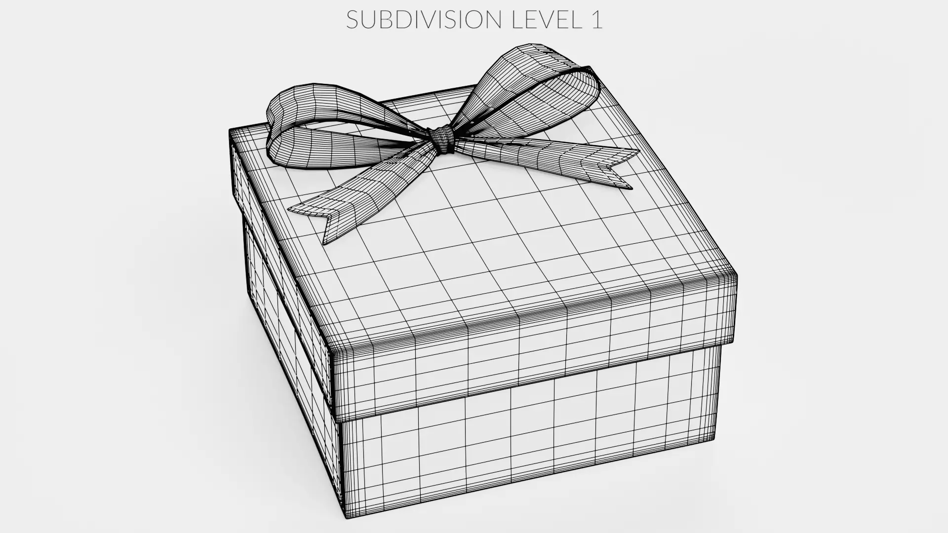 Gift Box V6 3D model_8