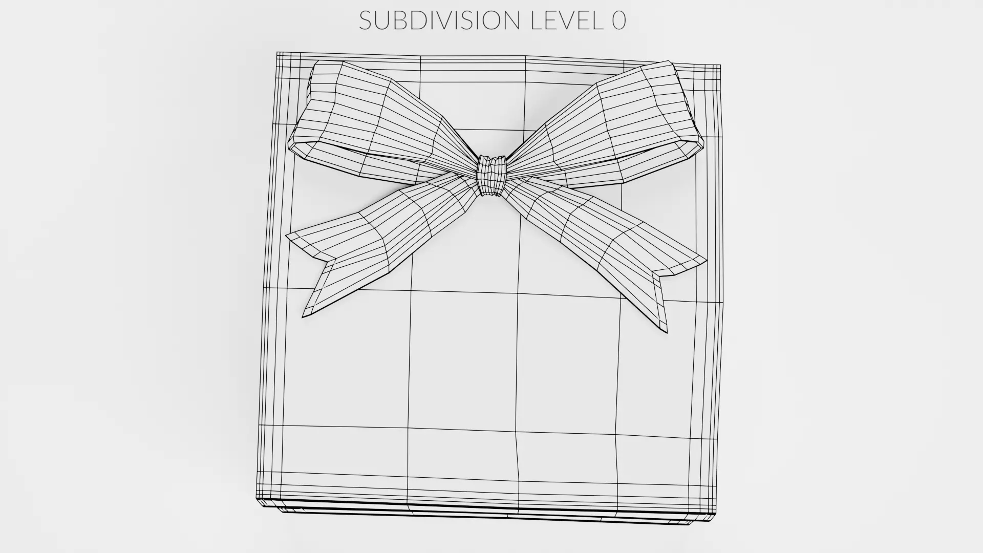Gift Box V6 3D model_9