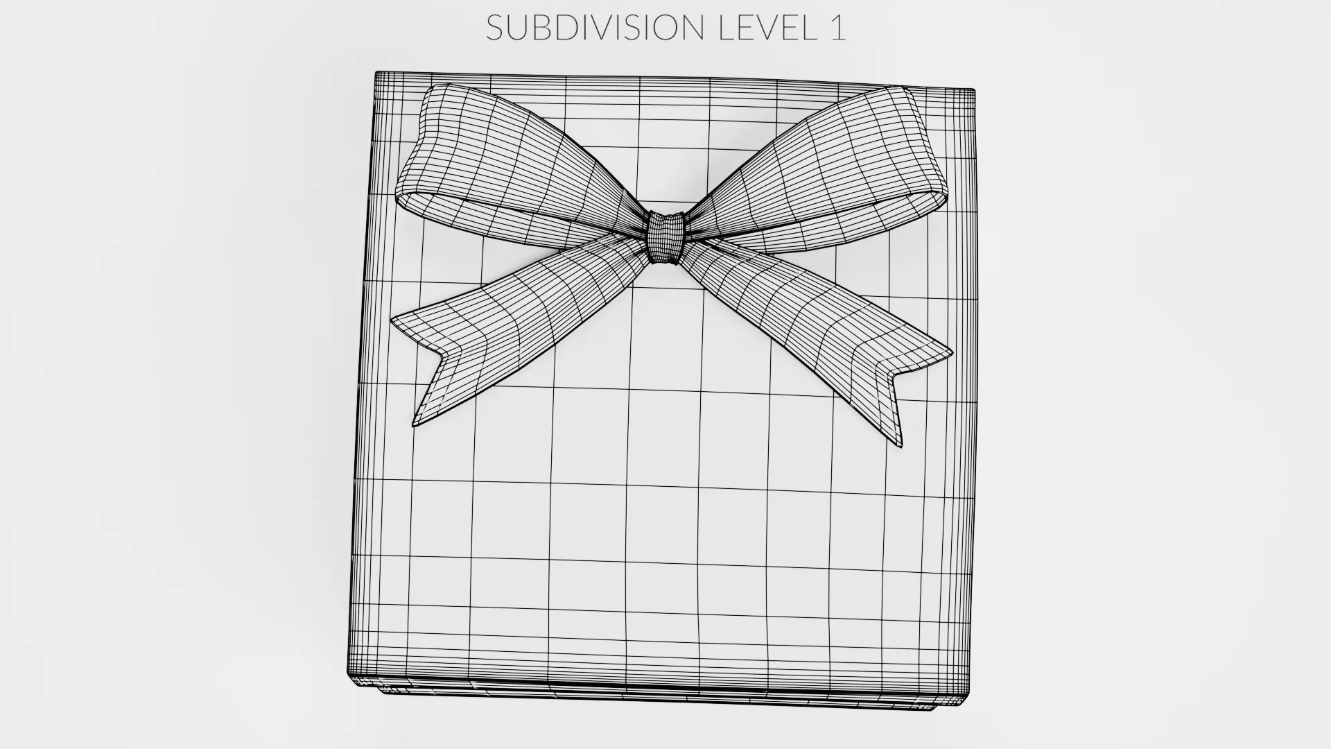 Gift Box V6 3D model_10