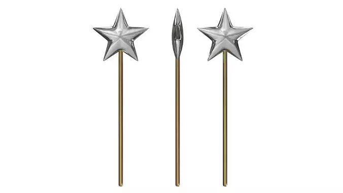 Magic Wand PBR Low-poly 3D model