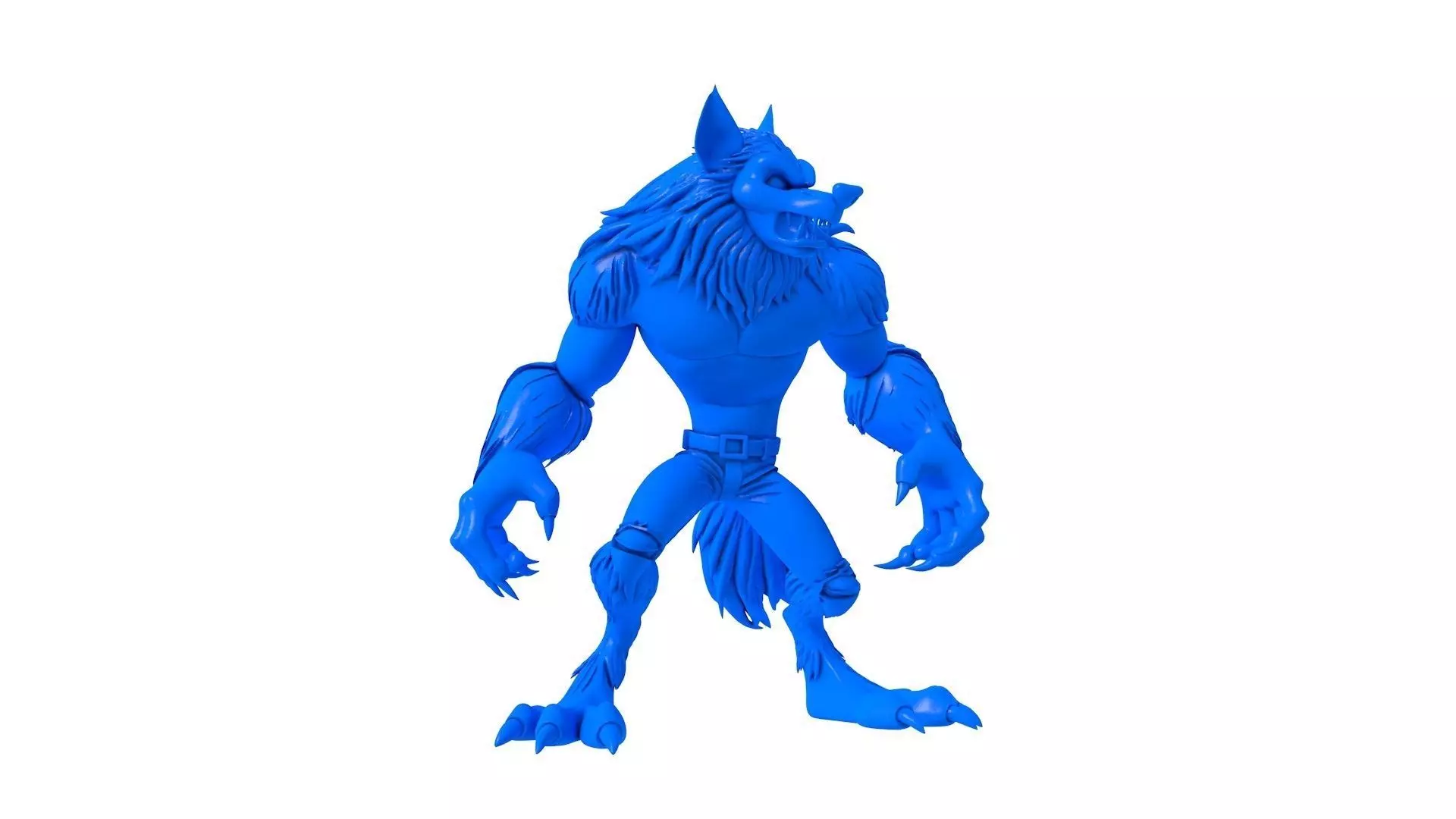 werewolf - werewolf st - wolf 3D print model