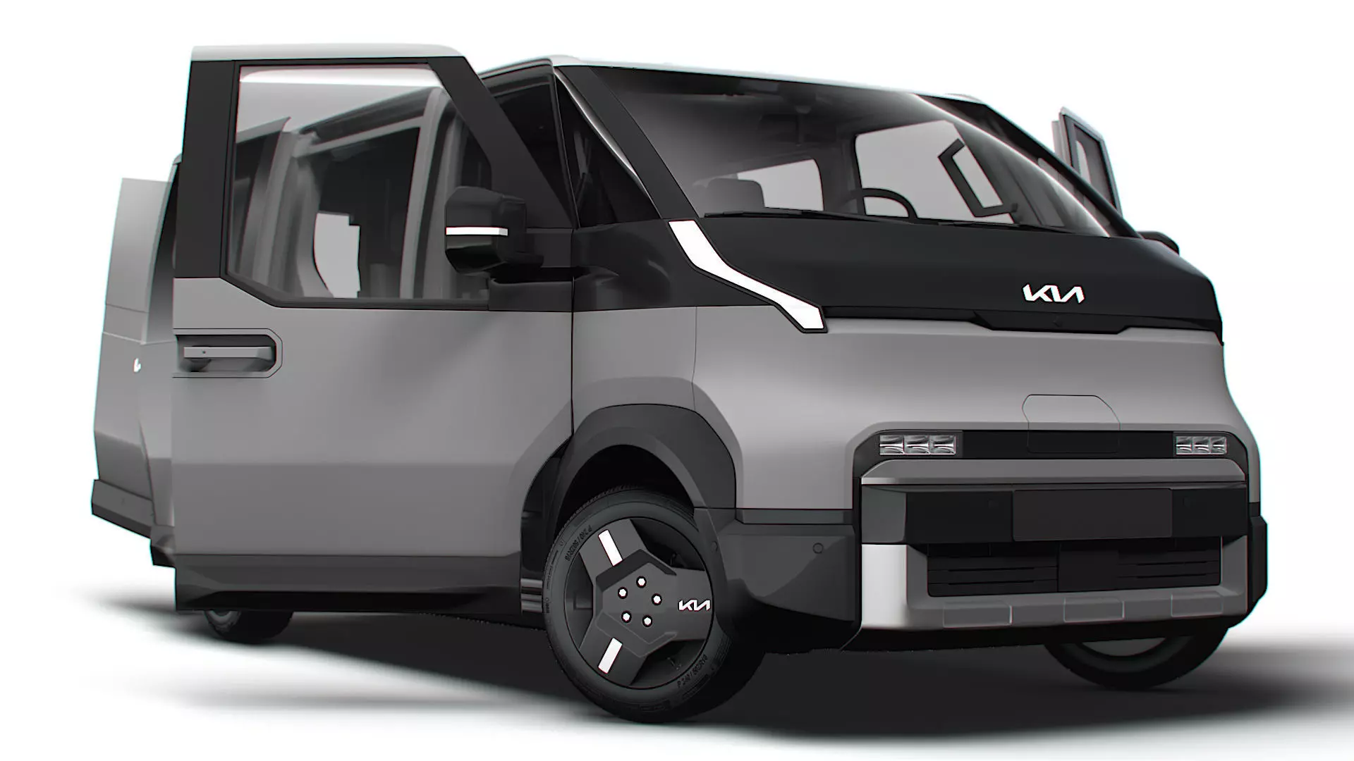 KIA PV5 Cargo Crew L2H1 HQInterior 2026 3D model_0