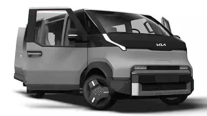 KIA PV5 Cargo Crew L2H1 HQInterior 2026 3D model