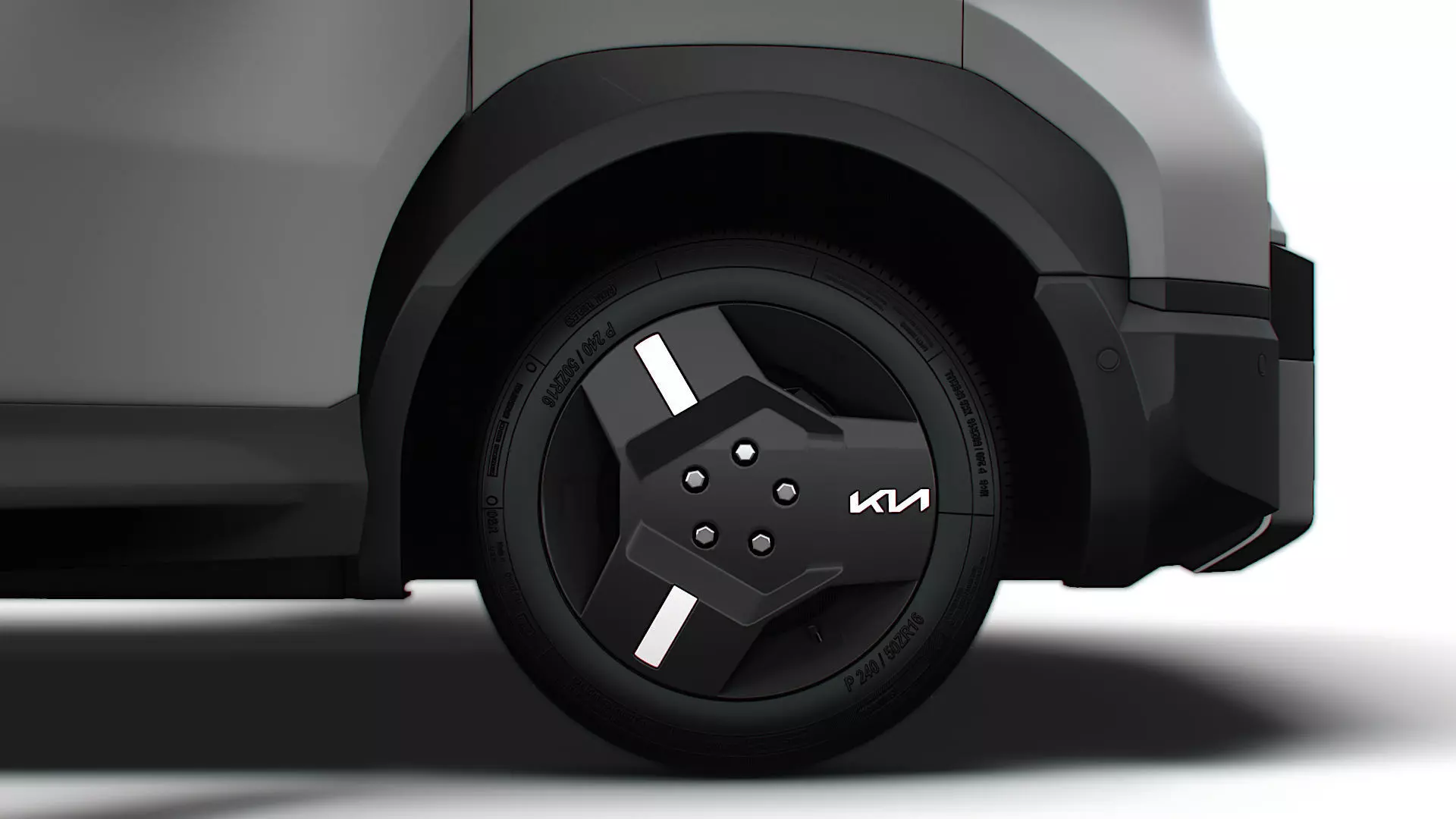 KIA PV5 Cargo Crew L2H1 HQInterior 2026 3D model_12