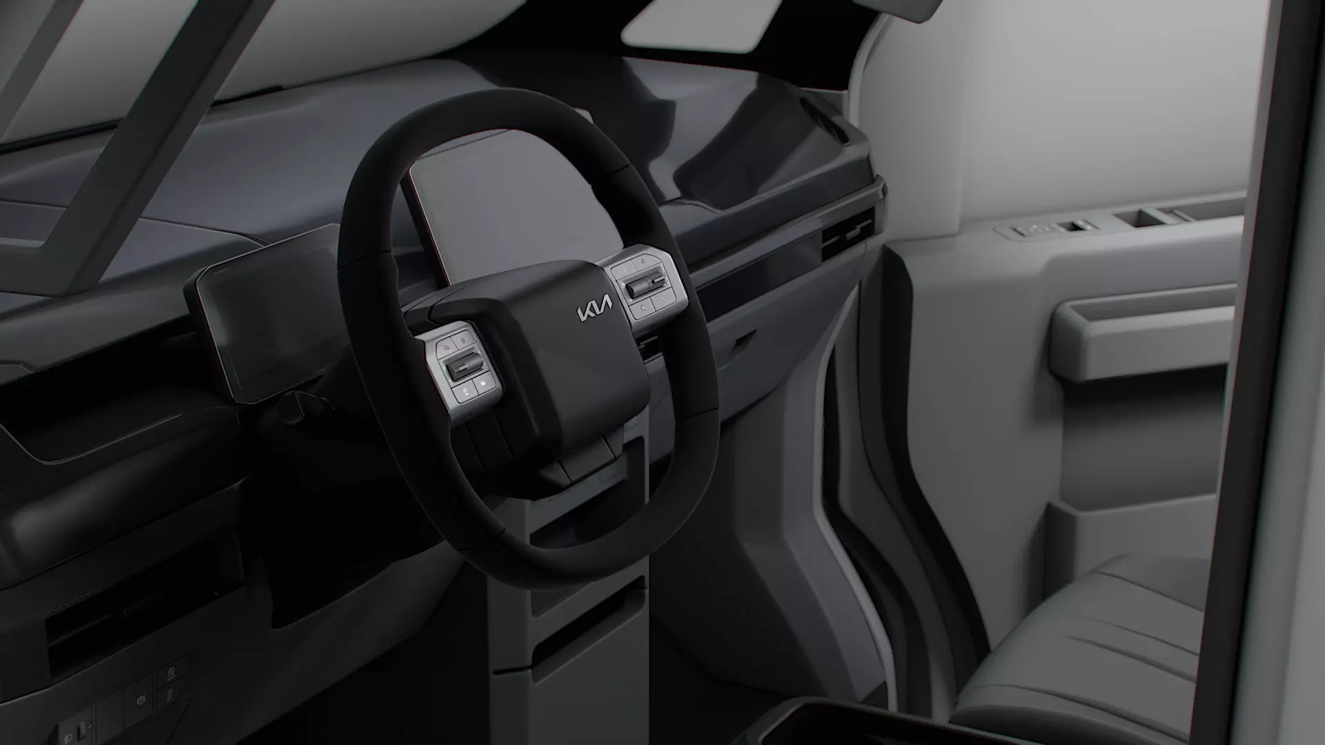 KIA PV5 Cargo Crew L2H1 HQInterior 2026 3D model_9