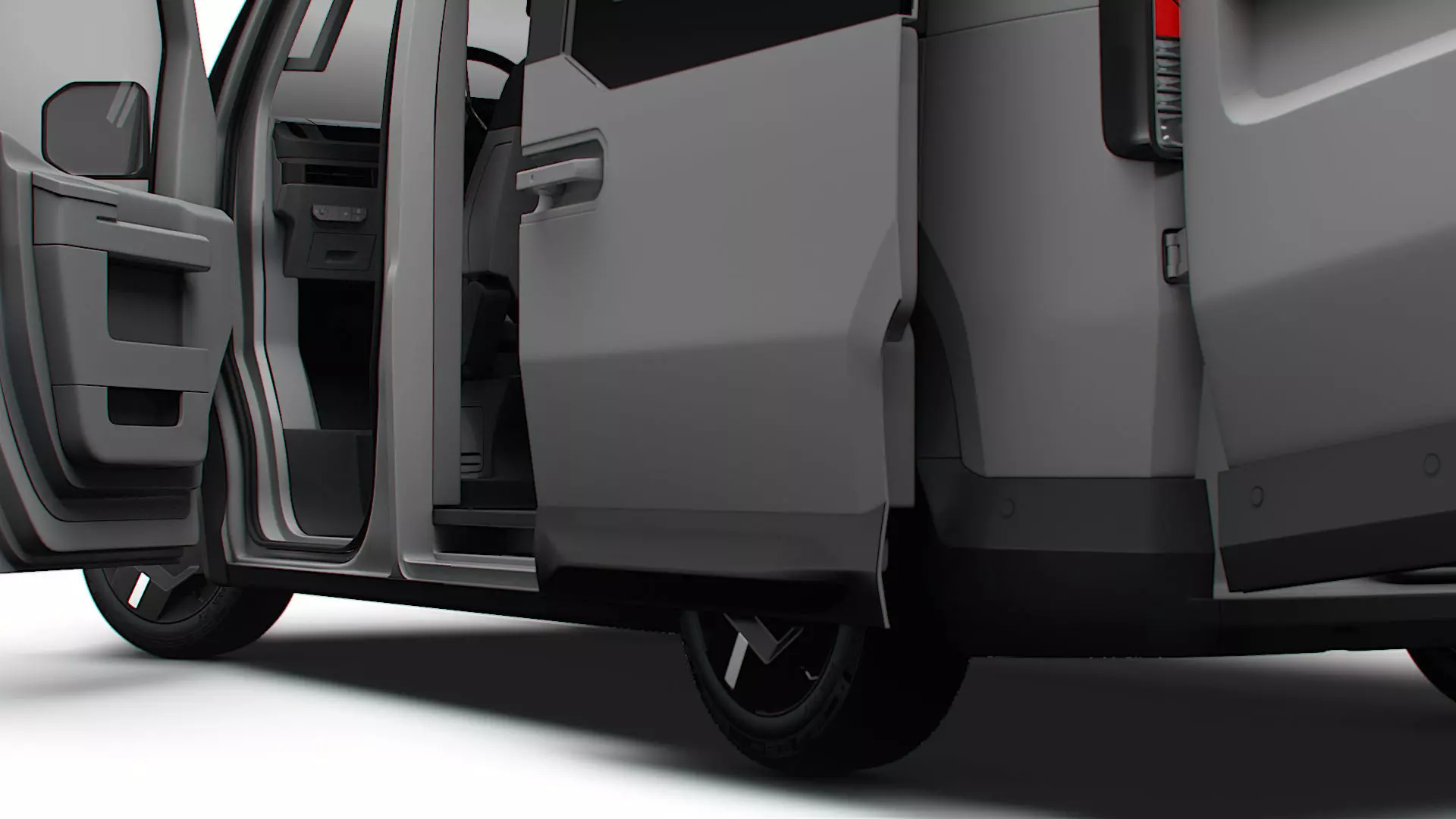 KIA PV5 Cargo Crew L2H1 HQInterior 2026 3D model_3