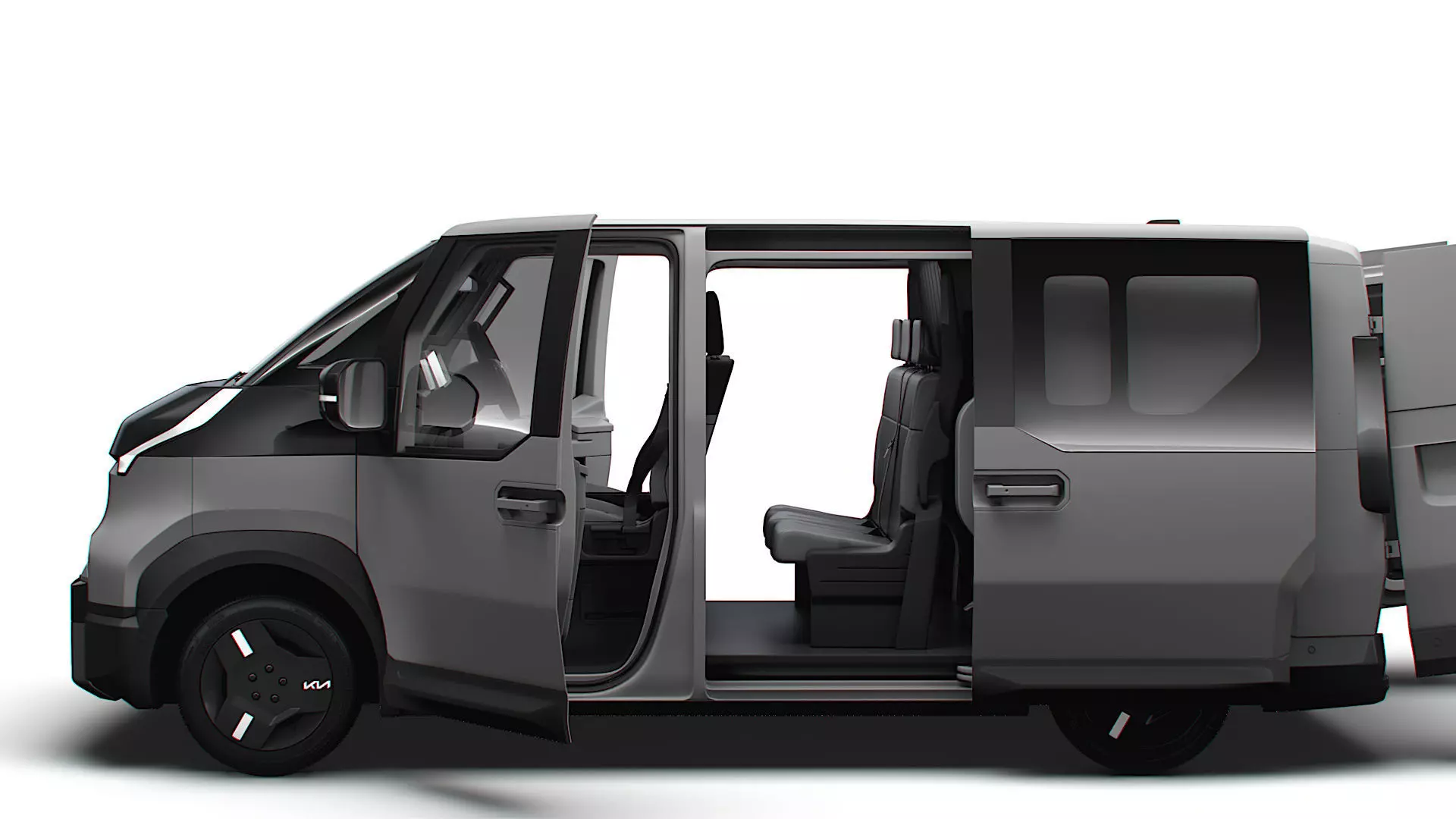 KIA PV5 Cargo Crew L2H1 HQInterior 2026 3D model_4