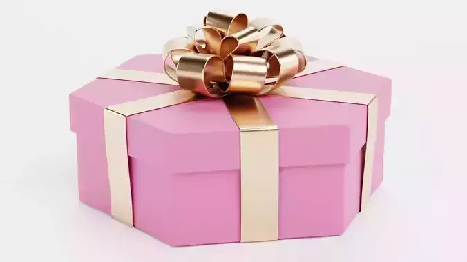 Gift Box V11 3D model