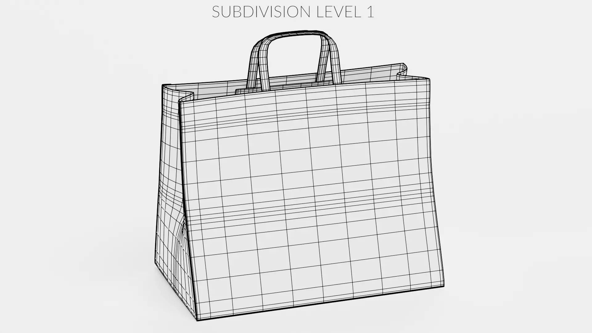 Gift Bag V1 3D model_8