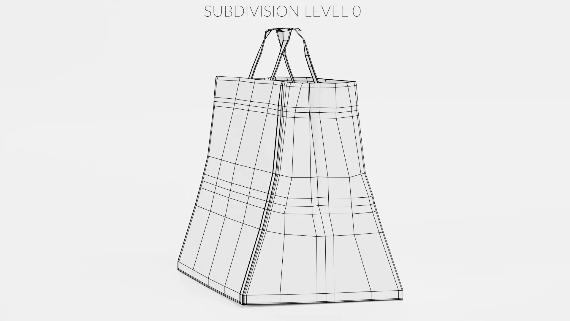 Gift Bag V1 3D model_9