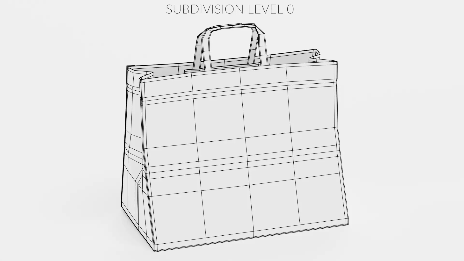 Gift Bag V1 3D model_7
