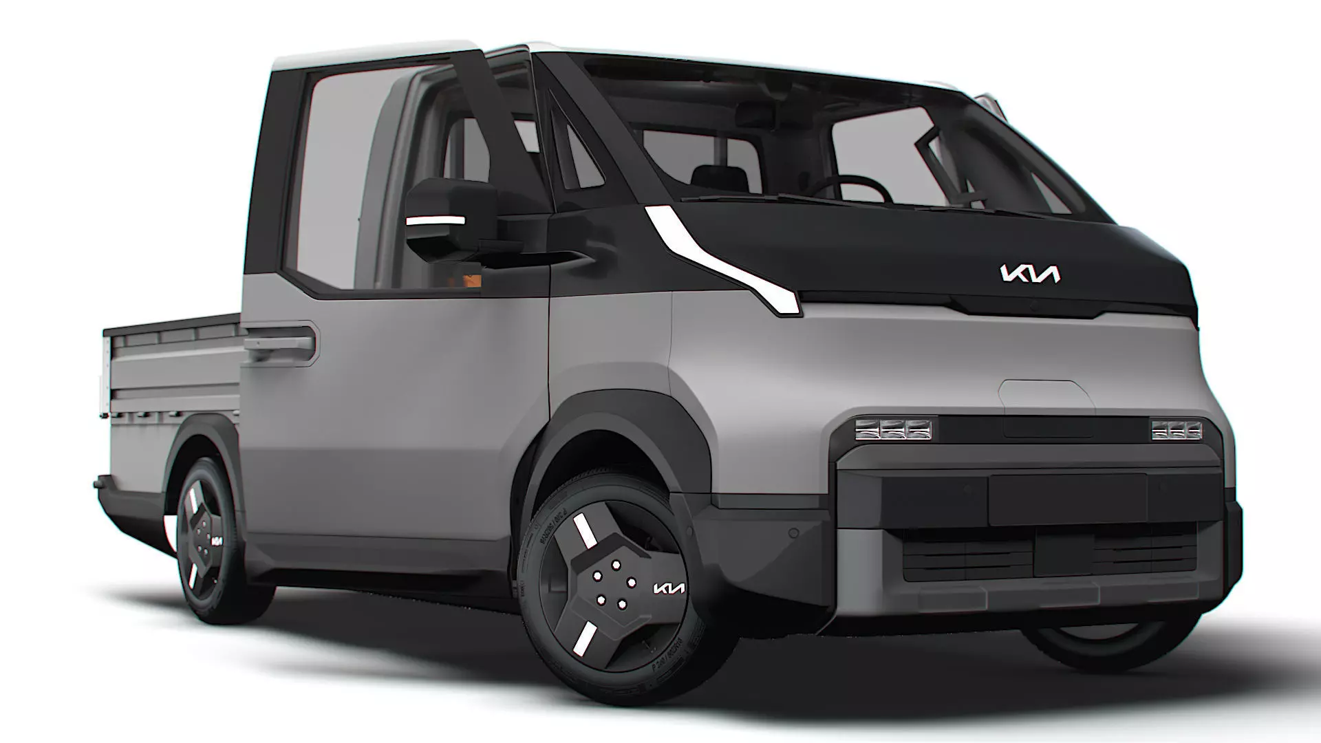 KIA PV5 Chassis OpenBed HQ Int 2026 3D model_0