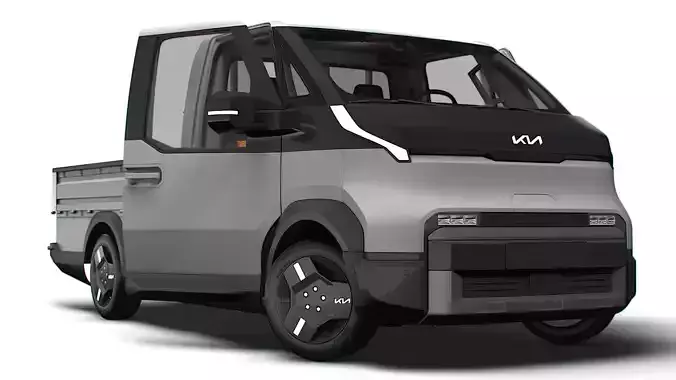 KIA PV5 Chassis OpenBed HQ Int 2026 3D model KIA PV5 Chassis OpenBed HQ Int 2026 3D model