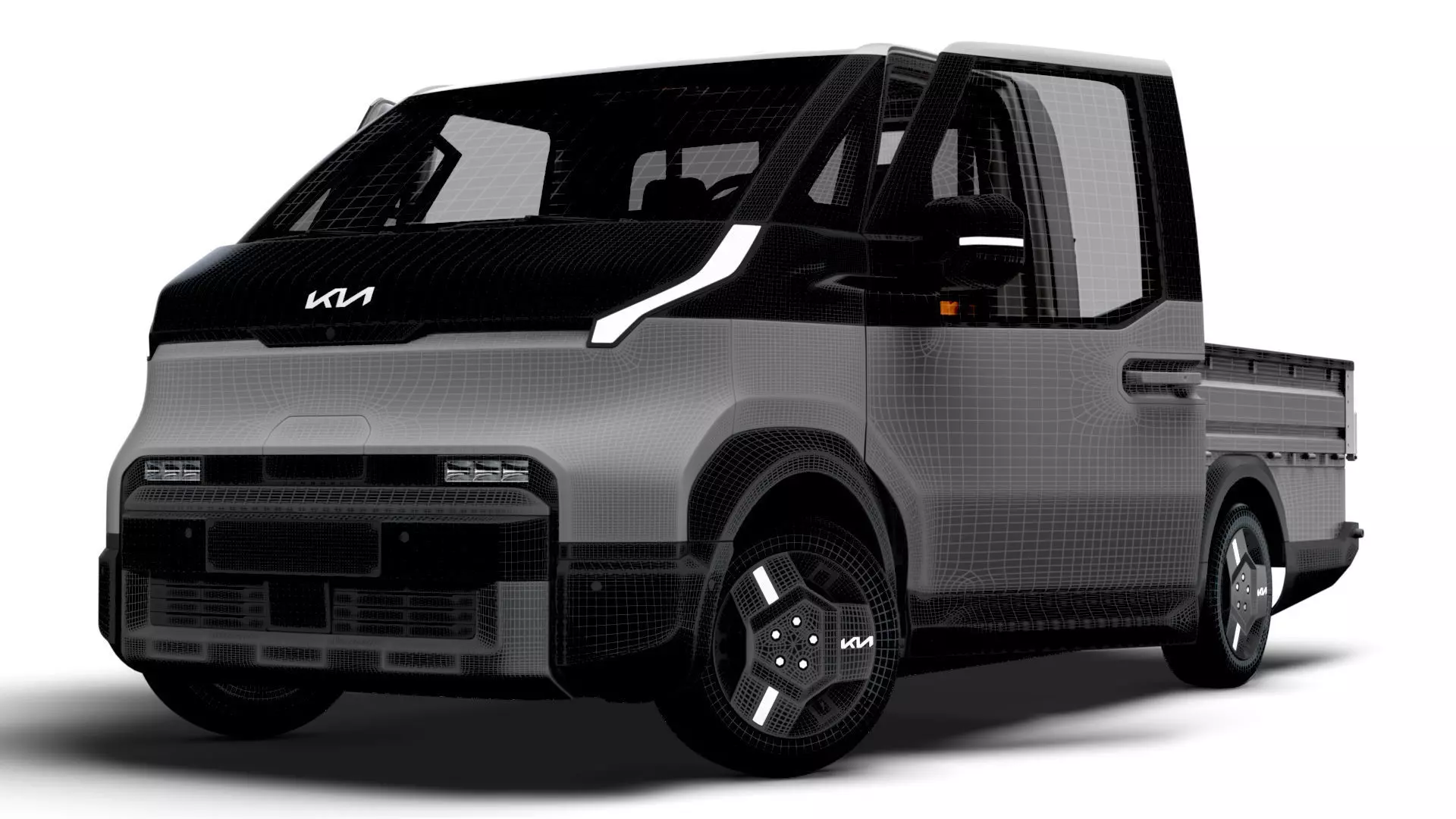 KIA PV5 Chassis OpenBed HQ Int 2026 3D model_19