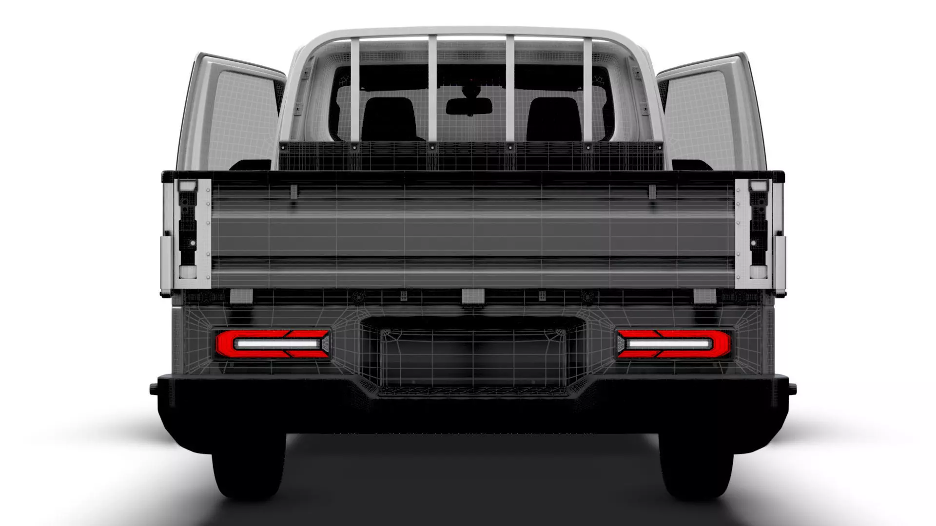 KIA PV5 Chassis OpenBed HQ Int 2026 3D model_21